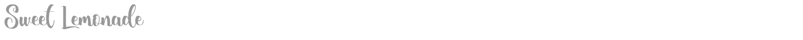 Sweet Lemonade font preview